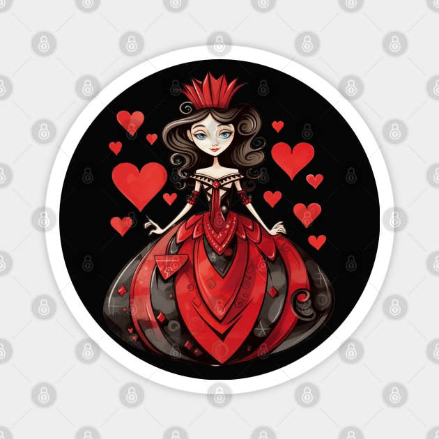 Queen of Hearts Magnet by tfortwo